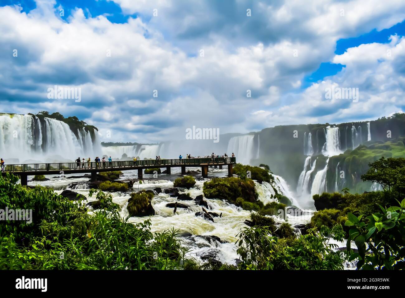 Cataratas do Iguaçu Foto Stock