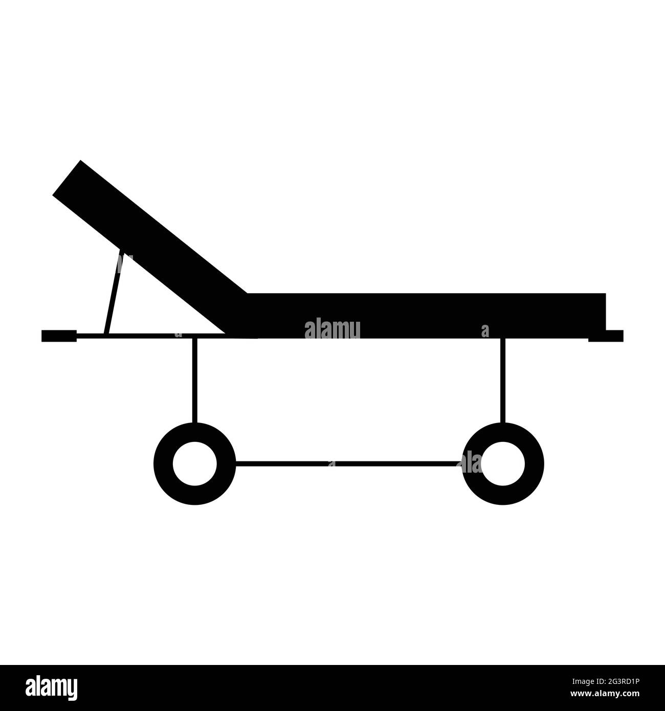 gurney ospedale semplice medicina icona in stile di linea trendy isolato su sfondo bianco per applicazioni web e concetti mobili. Illustrazione vettoriale. Illustrazione Vettoriale gurney ospedale semplice medicina icona in stile di linea trendy isolato su sfondo bianco per applicazioni web e concetti mobili. Illustrazione vettoriale. Illustrazione Vettoriale