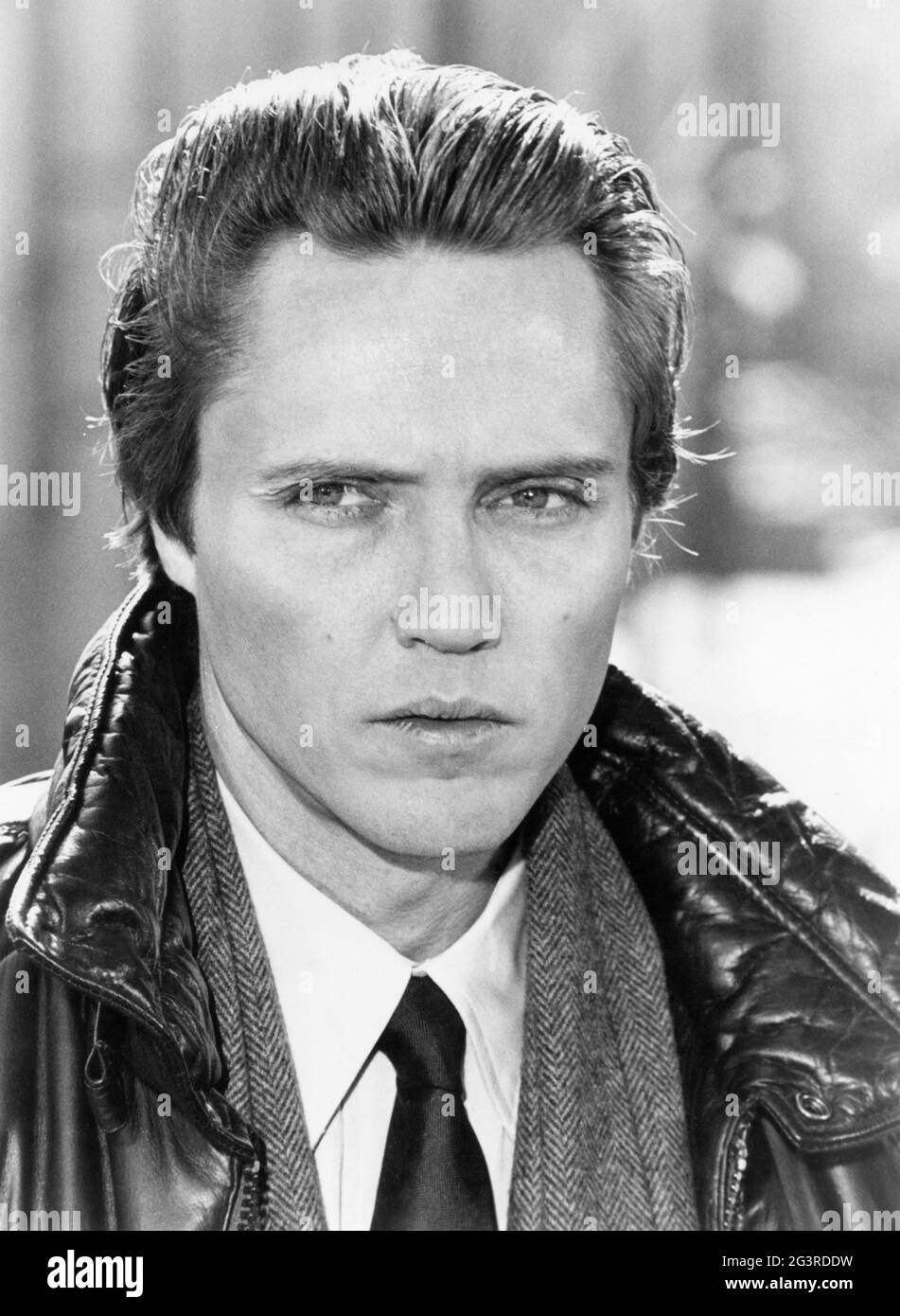 Christopher Walken, Head and Shoulders Pubblicità Ritratto per il film, 'The Dogs of War', United Artists, 1980 Foto Stock