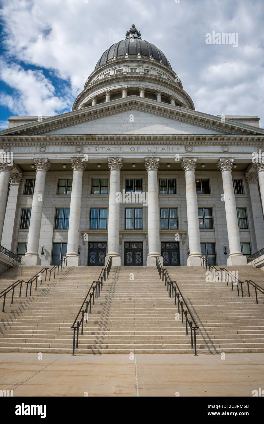 Il centro amministrativo di Salt Lake City, Utah Foto Stock
