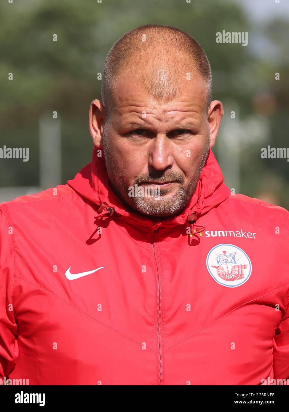 Assistente allenatore Uwe Ehlers FC Hansa Rostock DFB 3° campionato stagione 2020-21 Foto Stock