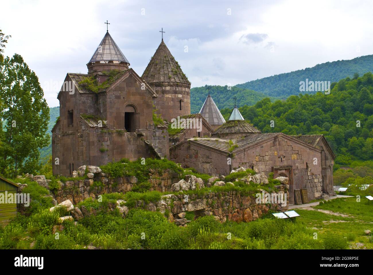 Complesso monastico di Goshavank a Gosh, Armenia Foto Stock