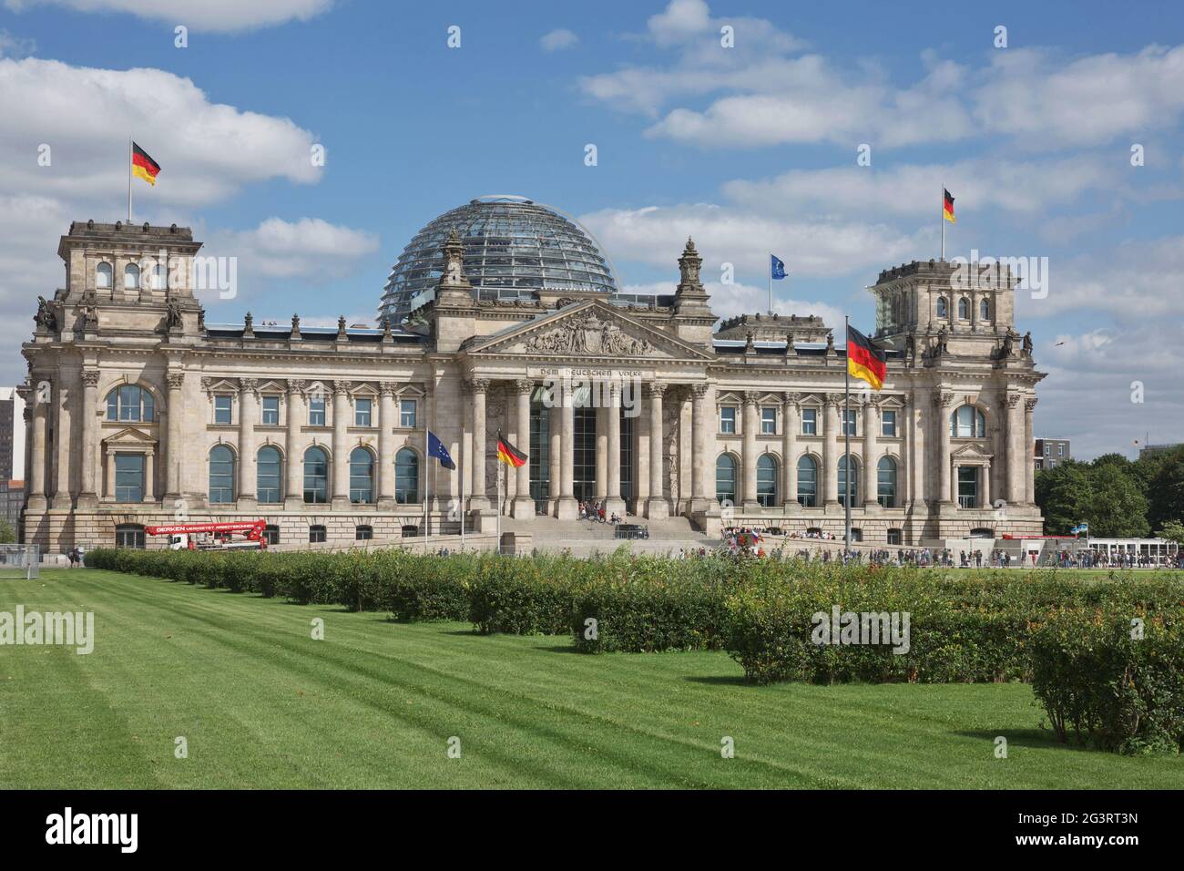 Il Reichstags Building a Berlino, Germania. Sede del governo tedesco Foto Stock
