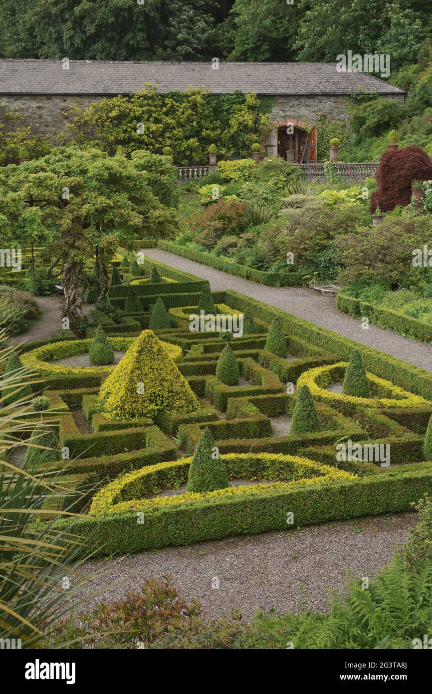 Bantry House and Gardens in County West Cork Irlanda Foto Stock