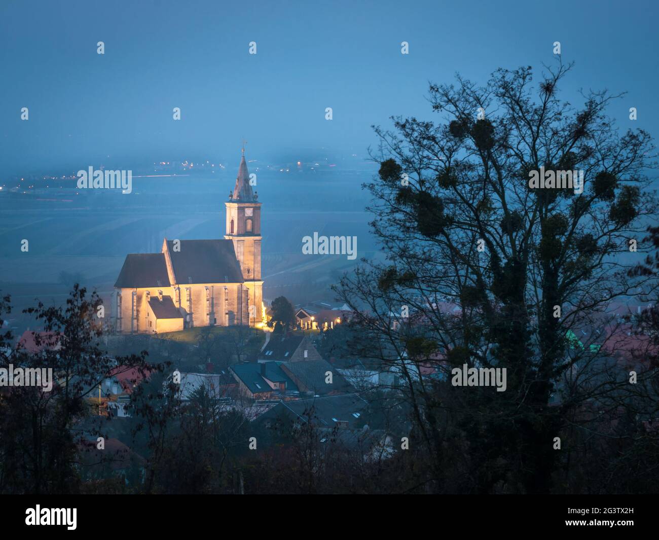 Chiesa di KleinhÃ¶fuggire parte di Eisenstadt Burgenland Foto Stock