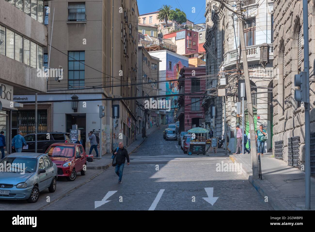 Valparaiso, Cile Foto Stock