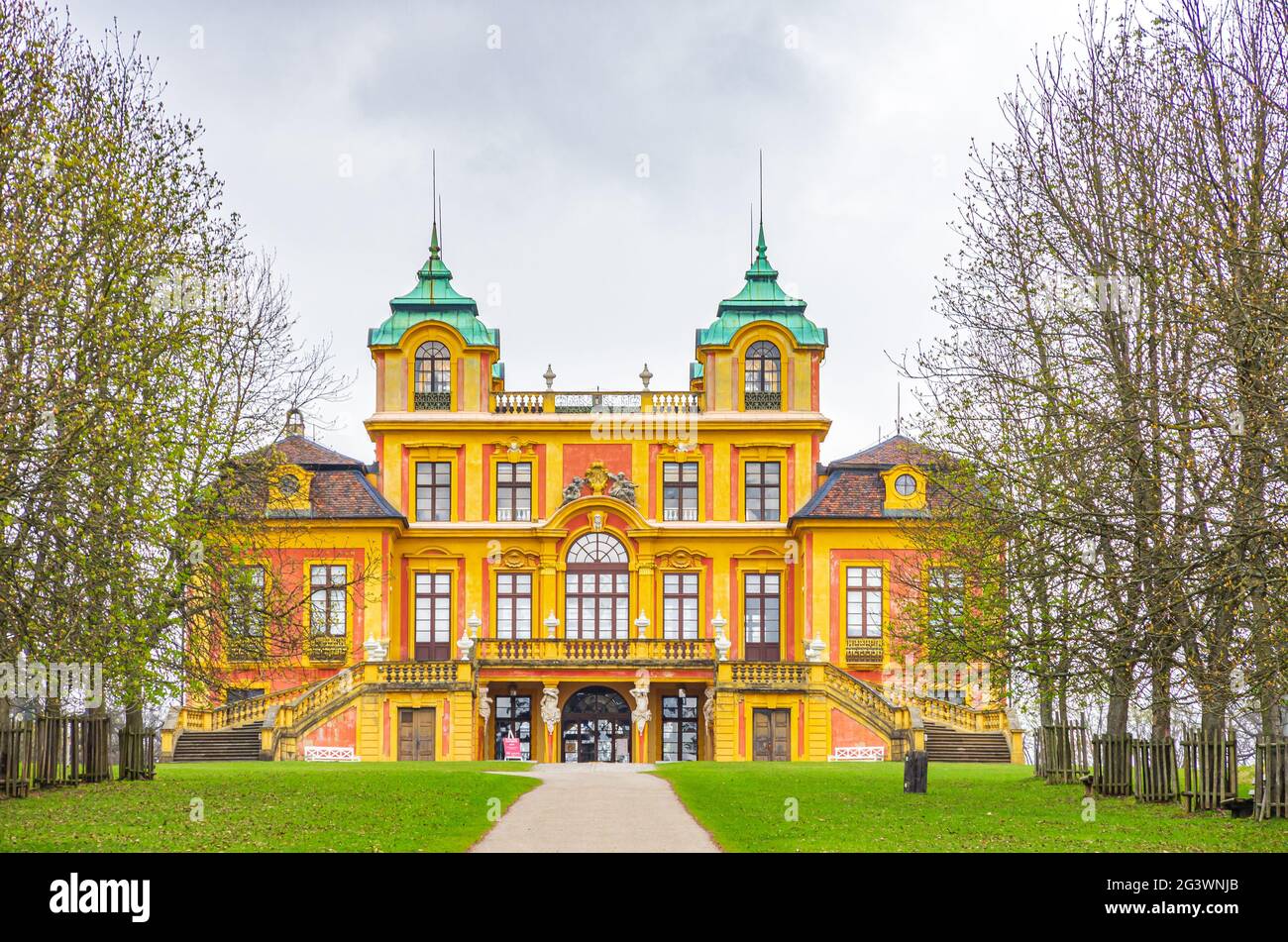 Palazzo preferito (Schloss Favorite), Ludwigsburg, Baden-Württemberg, Germania. Foto Stock