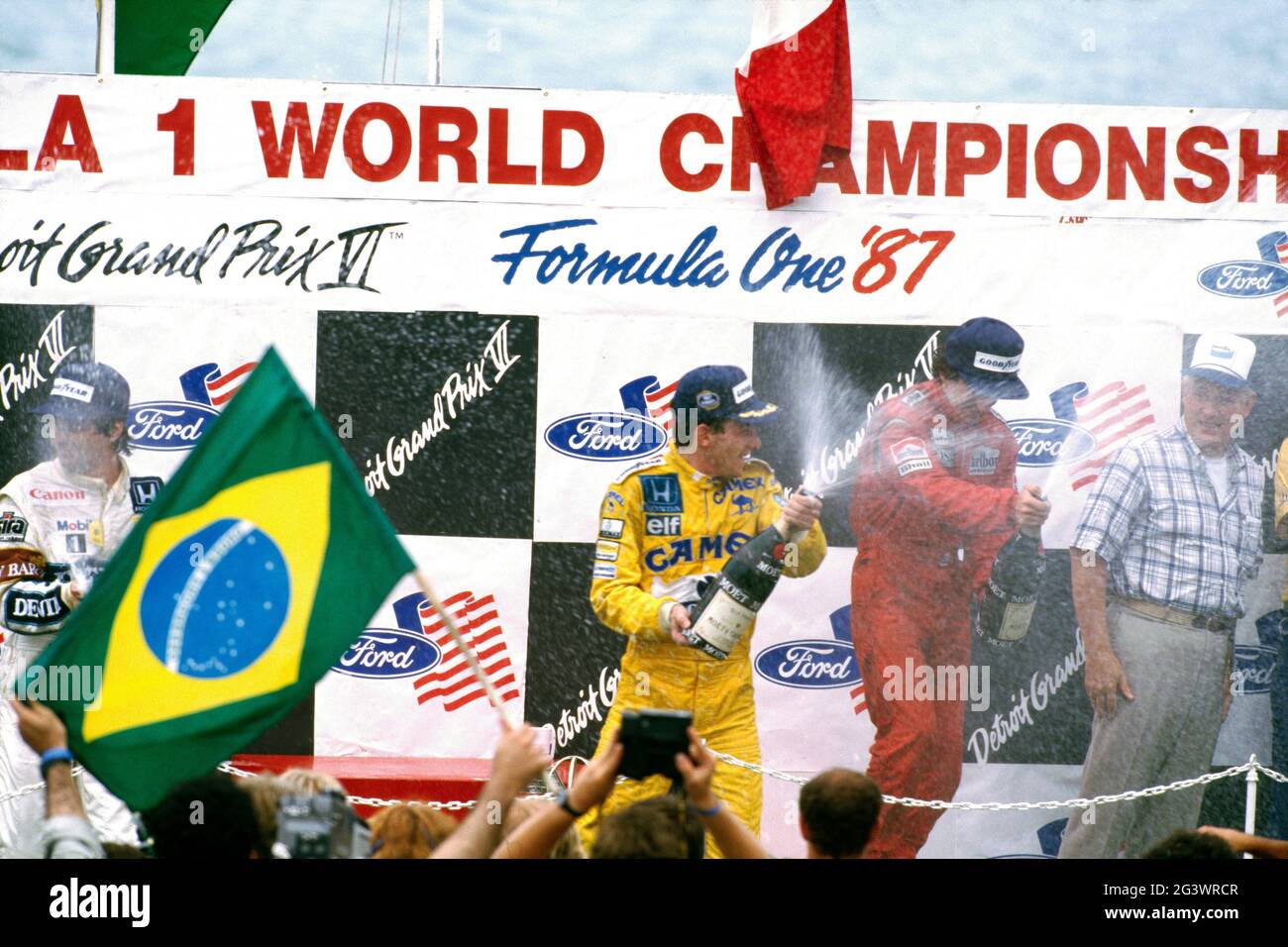 1987 Grand Prix Di Detroit Foto Stock