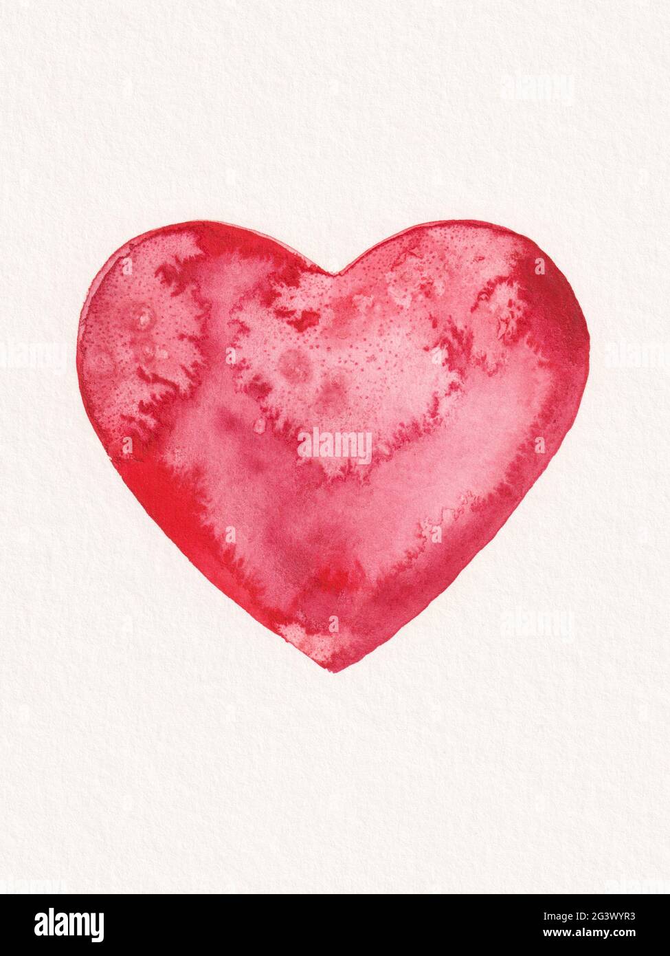 Cuore rosso per valentine giorno Foto Stock