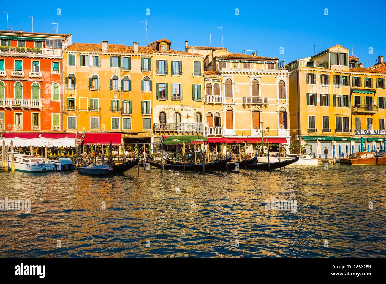 Viaggio magico alla magnifica Venezia Foto Stock