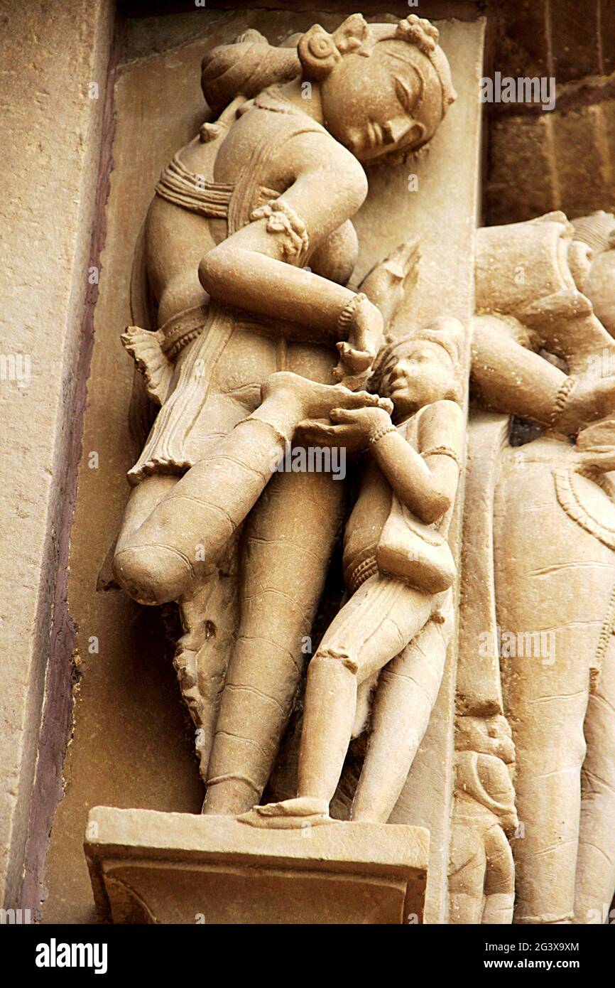 Lady mostrando pittura piede Foto Stock