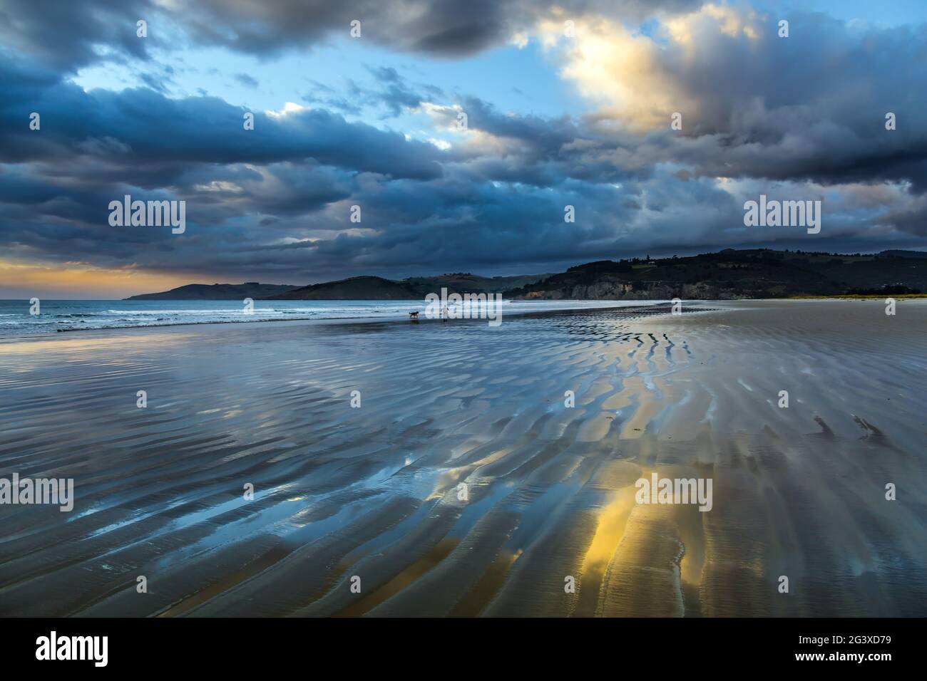 Nuova Zelanda, Costa del Pacifico Foto Stock