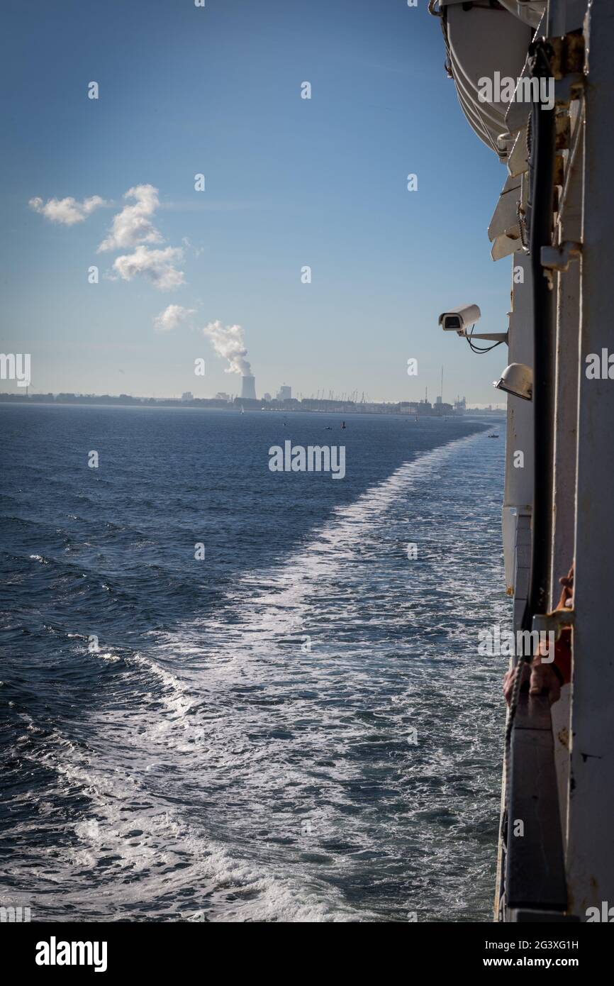 Schiffsüberfahrt - traversata in barca Foto Stock