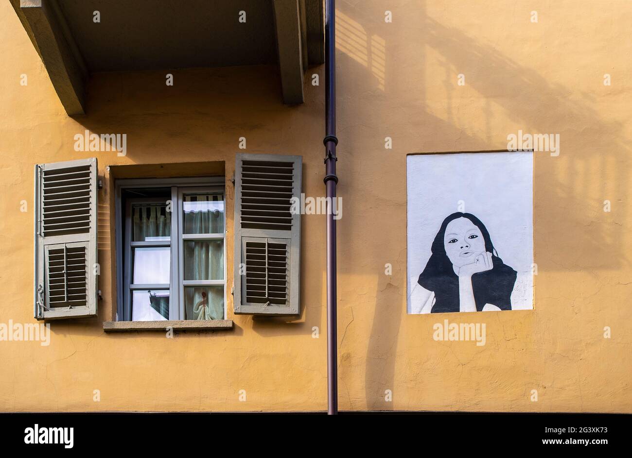 Italia Piemonte Torino quartiere Campidoglio - un quartiere operaio nato a metà Ottocento oggi museo all'aperto e sede del Mau (Museo di Arte Urbana di Torino) Foto Stock