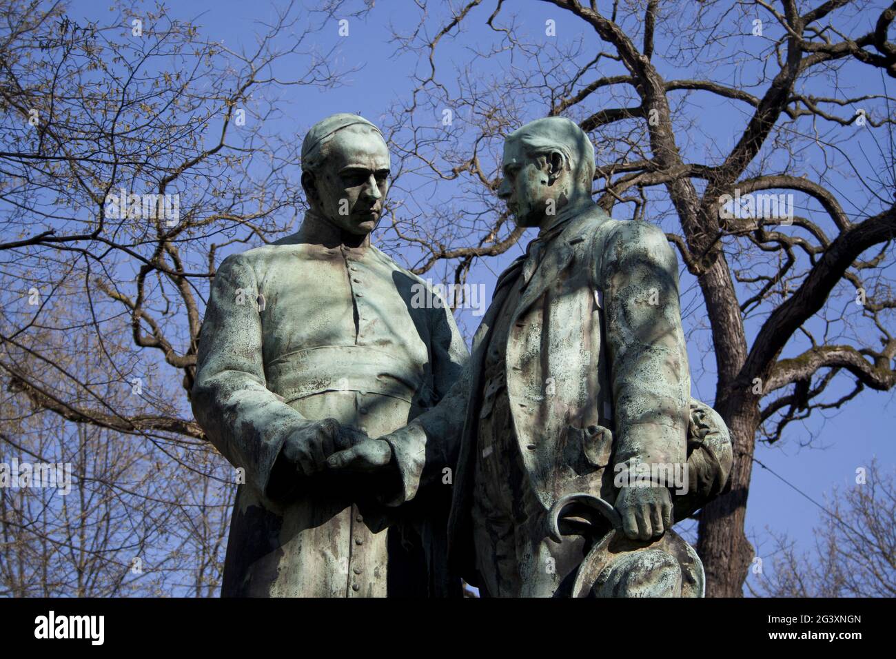 Adolph-Kolping-Monument, Minoritenkirche, Kolpingplatz, Colonia, NRW, Renania Foto Stock