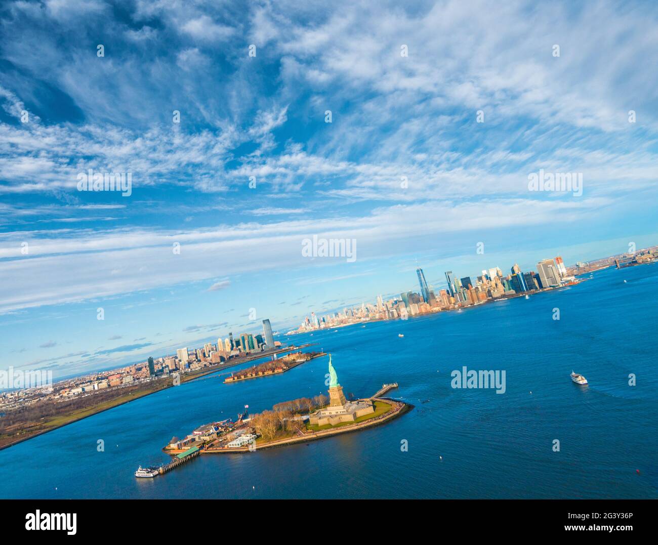 Vista aerea di New York Foto Stock