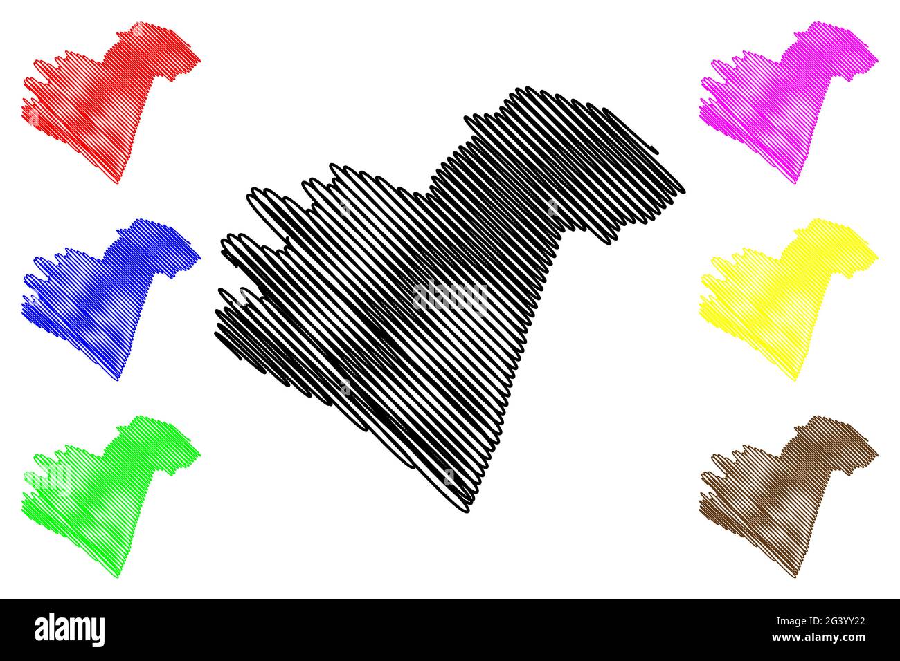 Morgan County, stato della Virginia Occidentale (Stati Uniti, Stati Uniti d'America, Stati Uniti, Stati Uniti, Stati Uniti) mappa vettoriale, schizzo scrimolo Morgan mappa Illustrazione Vettoriale