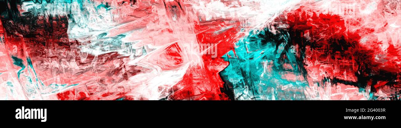 Colori astratti pittura digitale Foto Stock