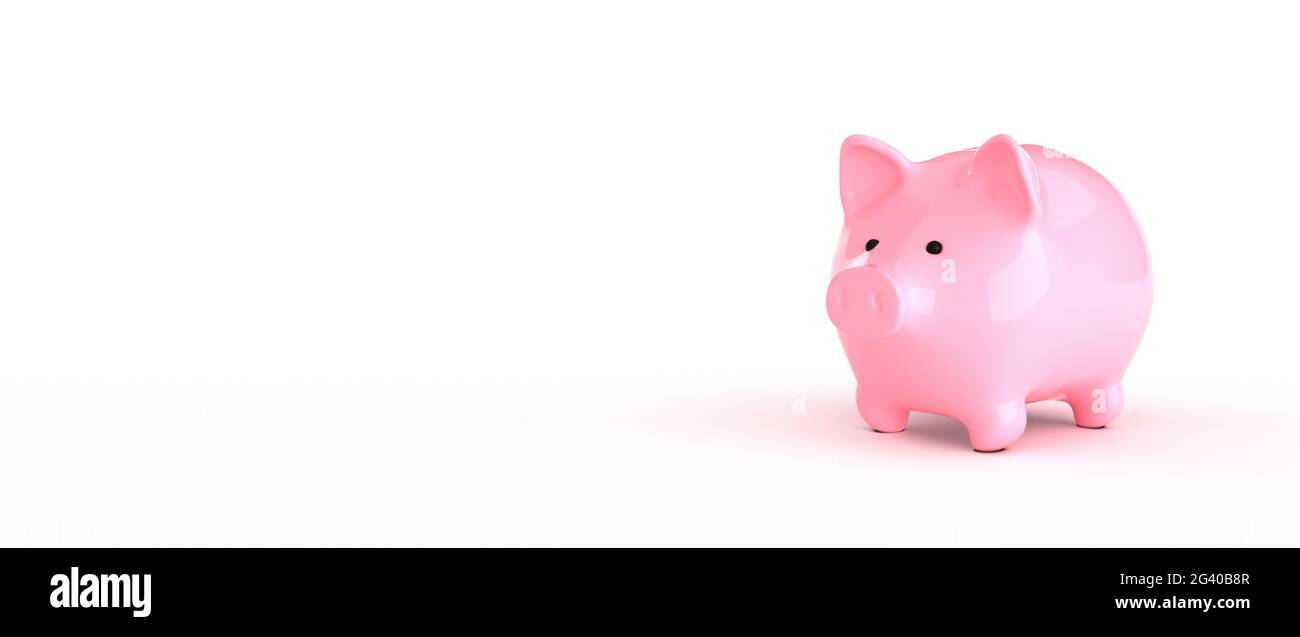 Banca Piggy dentellare Foto Stock