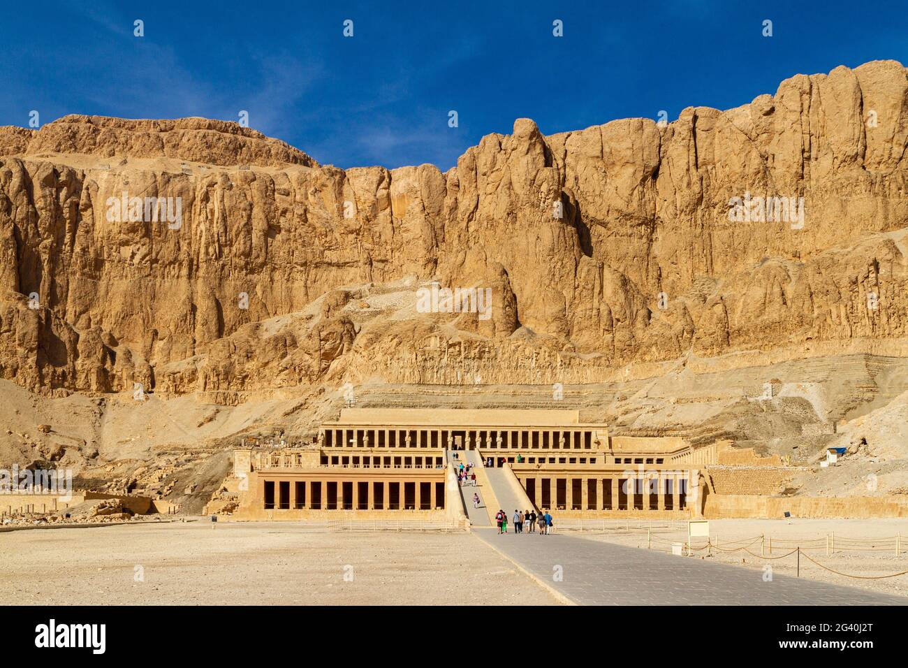 Il Tempio di Hatshepsut in Egitto Foto Stock