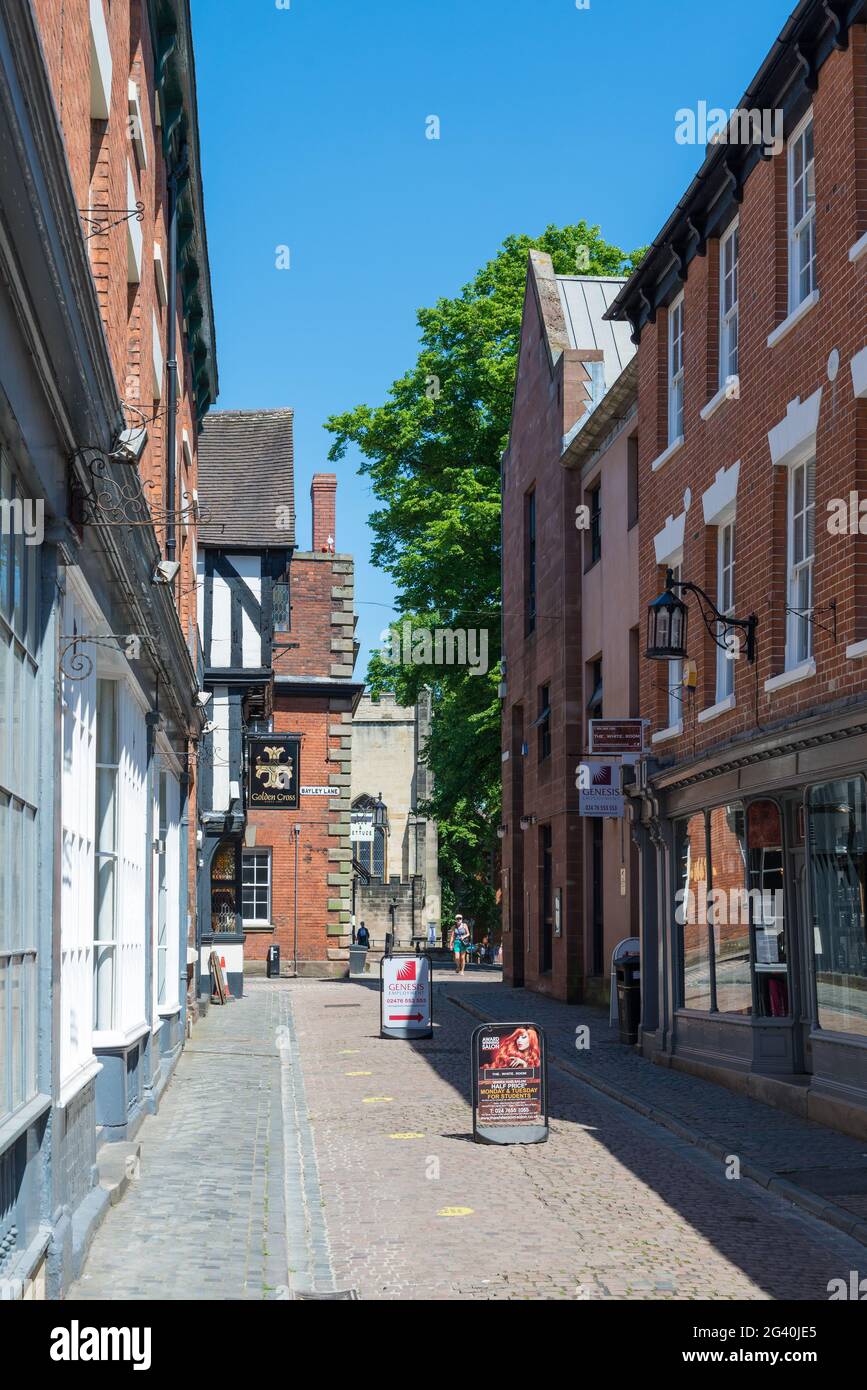 Historic Hay Lane a Coventry, Regno Unito Foto Stock