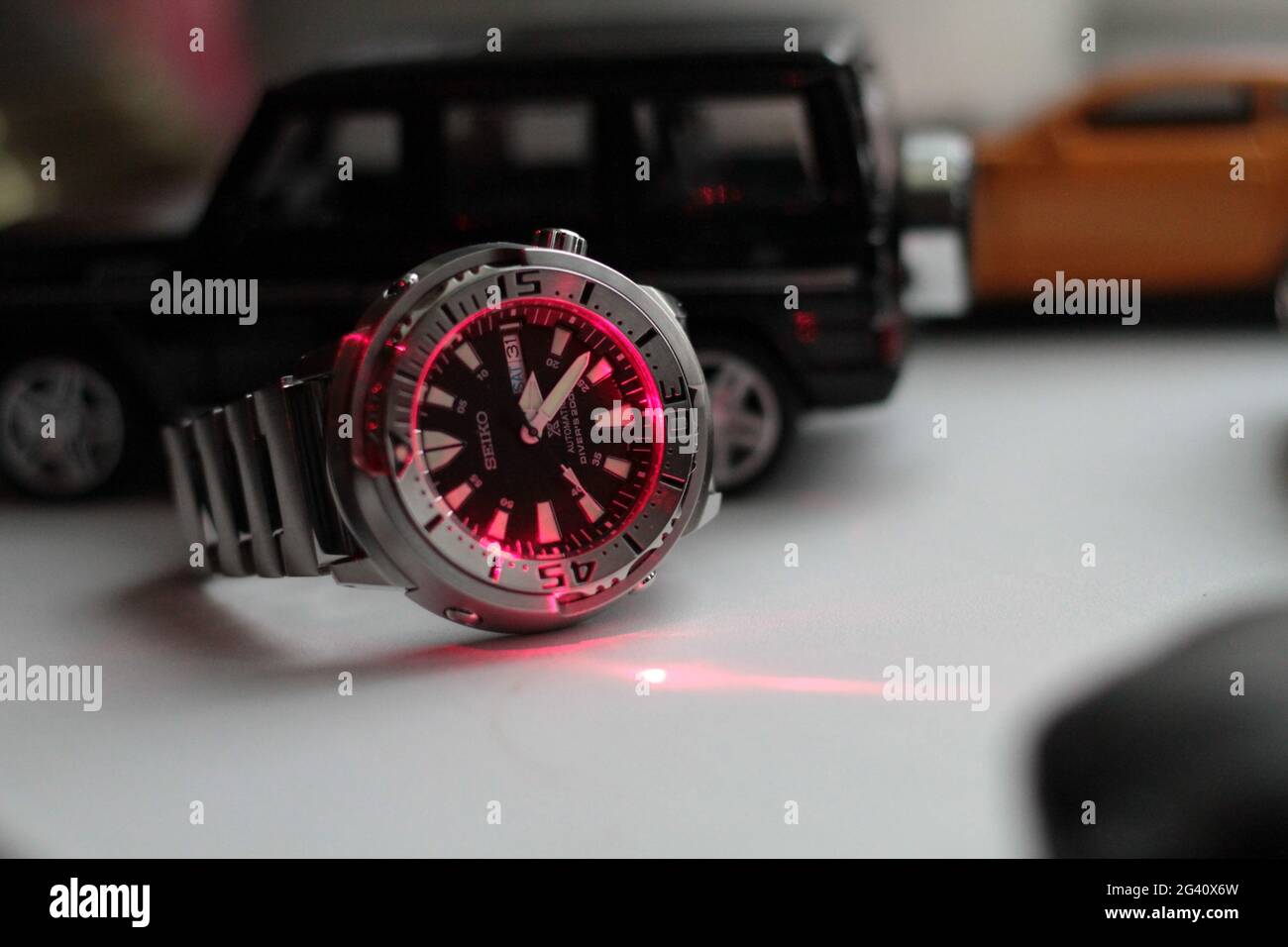 Un primo piano di un giocattolo molto grande Foto Stock