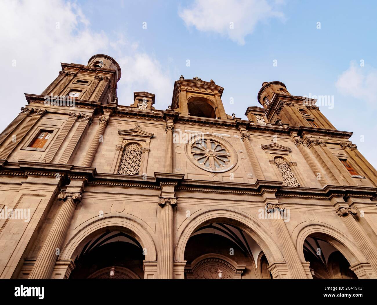 Cattedrale di Santa Ana, Plaza de Santa Ana, Las Palmas de Gran Canaria, Gran Canaria, Isole Canarie, Spagna Foto Stock