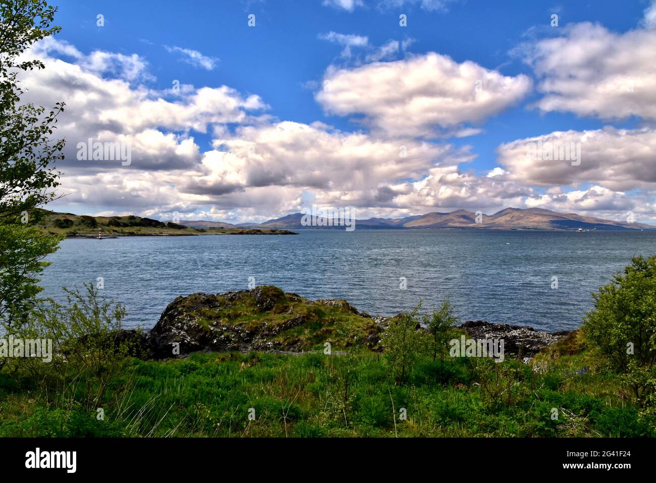 Ganaven Bay vicino Oban. Foto Stock