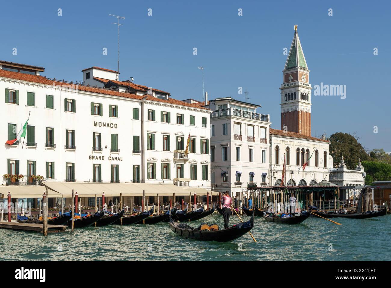 Monaco Hotel sul Canal Grande a Venezia Foto Stock