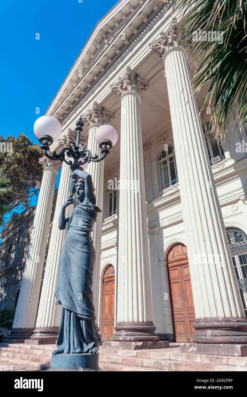 L'ex edificio del Congresso Nazionale, Santiago del Cile, Cile, Sud America Foto Stock