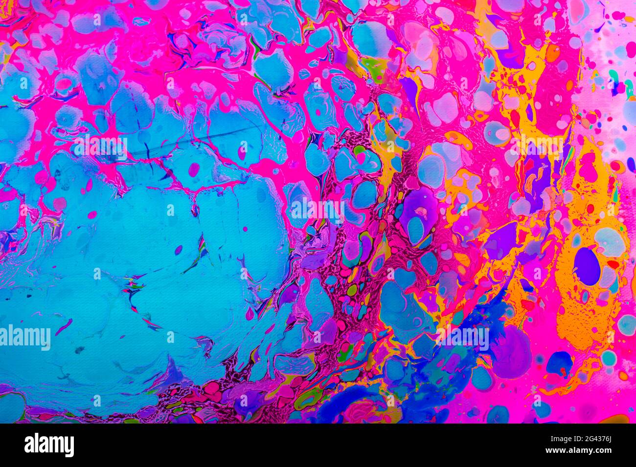Astratto marmorizzazione di disegni d'arte come sfondo colorato Foto Stock