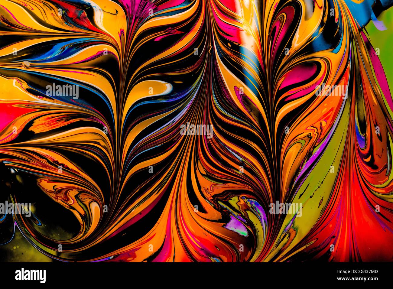 Abstract arte grunge texture di sfondo colorato con gli spruzzi di vernice Foto Stock