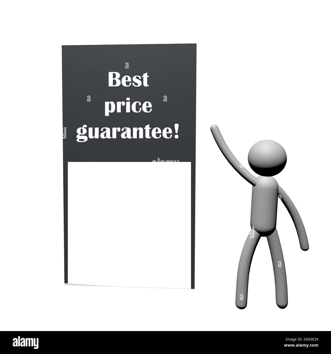 Illustrazione maschile 3d imprenditore per presentazioni e servizi di sito web o marketing. Miglior prezzo garantito Foto Stock