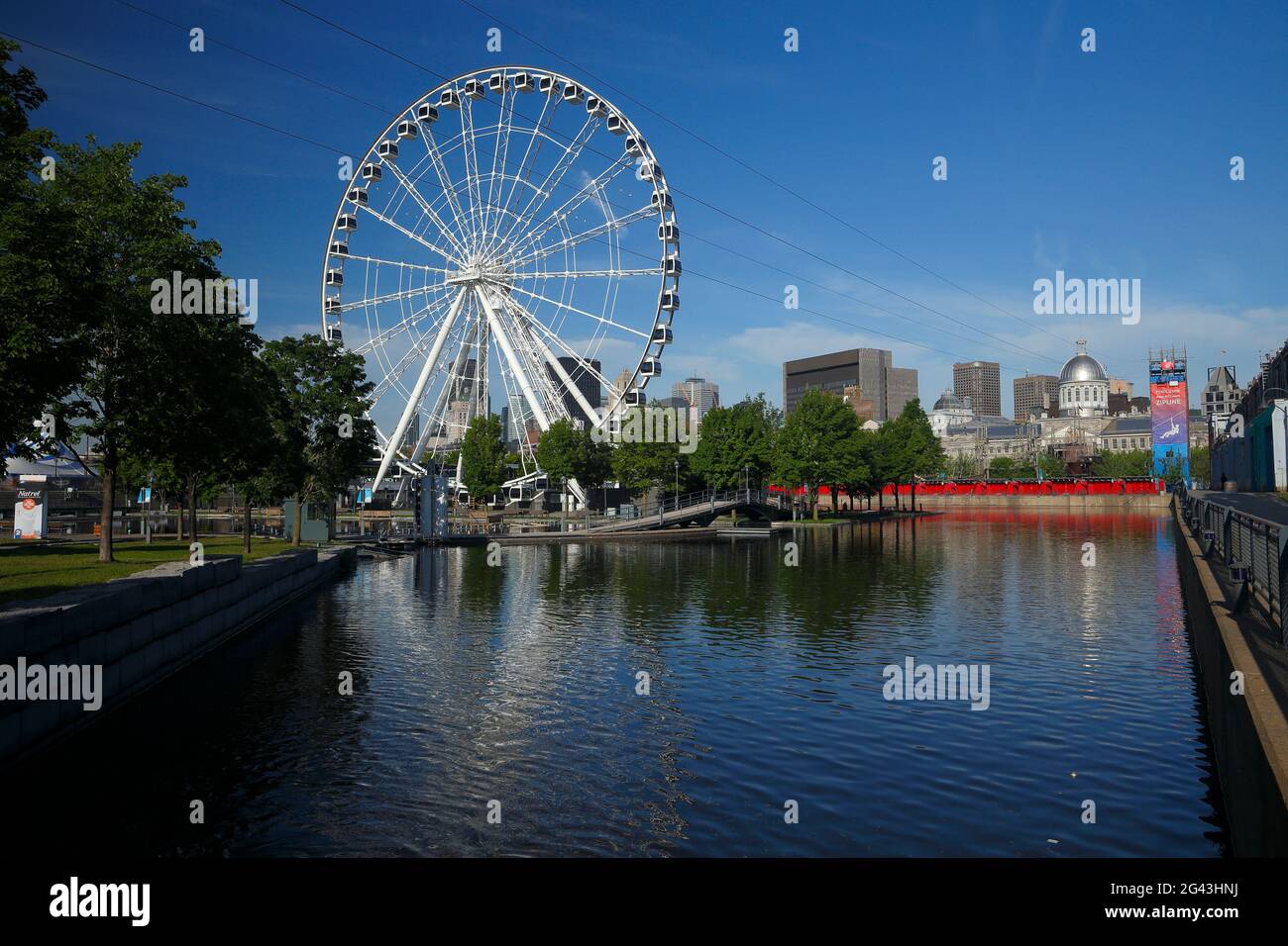 FERRIES Wheel, Montreal, Quebec, Canada Foto Stock