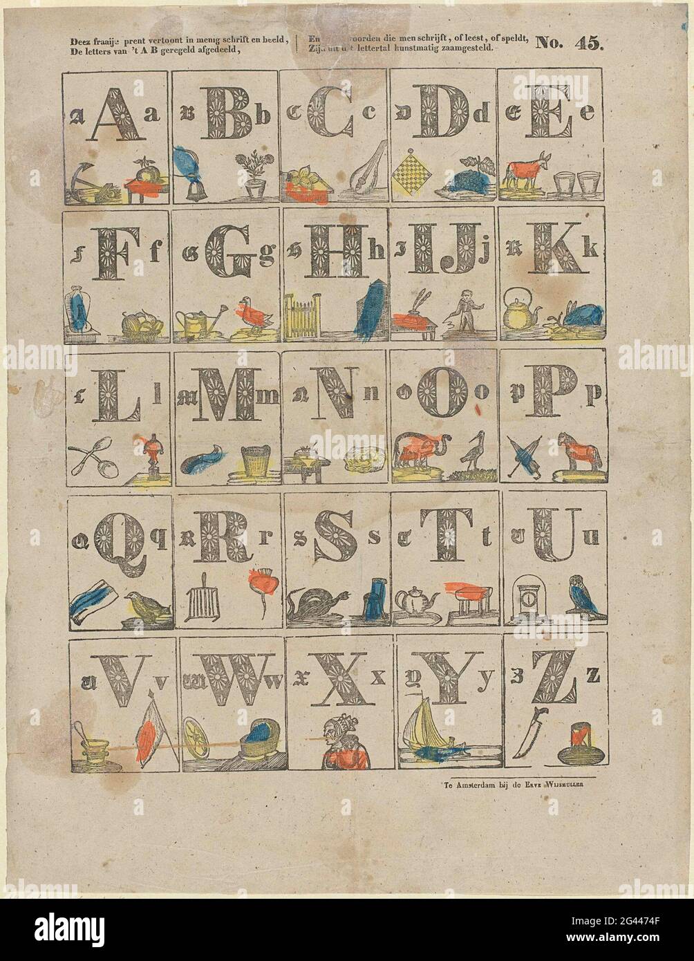 Deez 'Fraaije Print mostra in molte scritture e statue, / le lettere di 't  a B, / e tutte le parole che la gente scrive, o legge, o pin, sono  artificialmente adatto