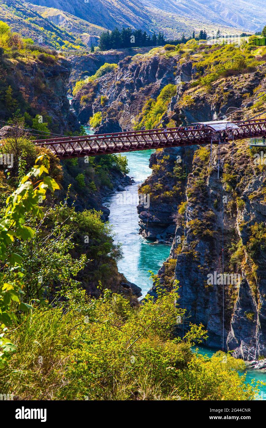 Sport estremi - bungee jumping Foto Stock