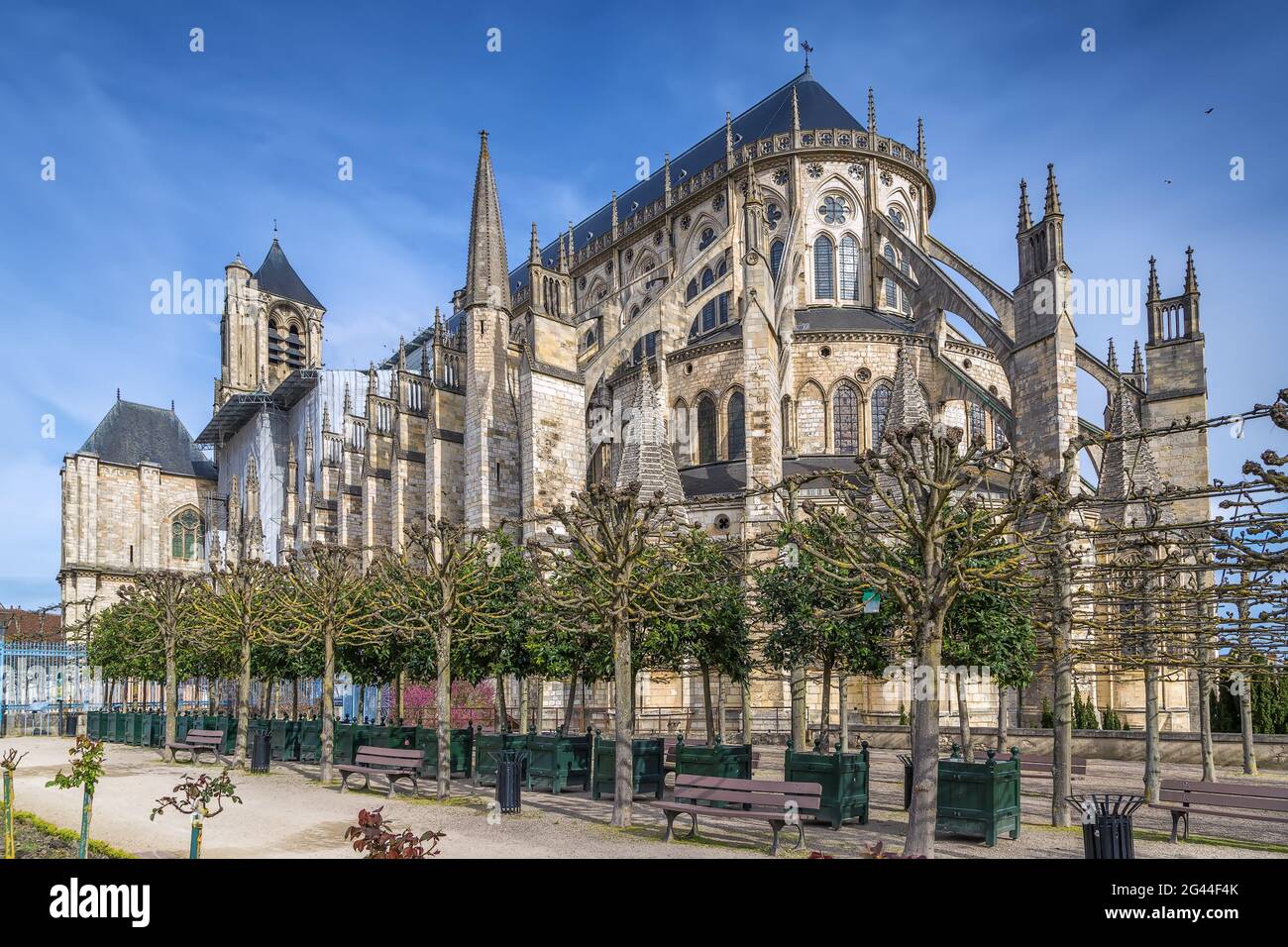 Cattedrale di Bourges, Francia Foto Stock