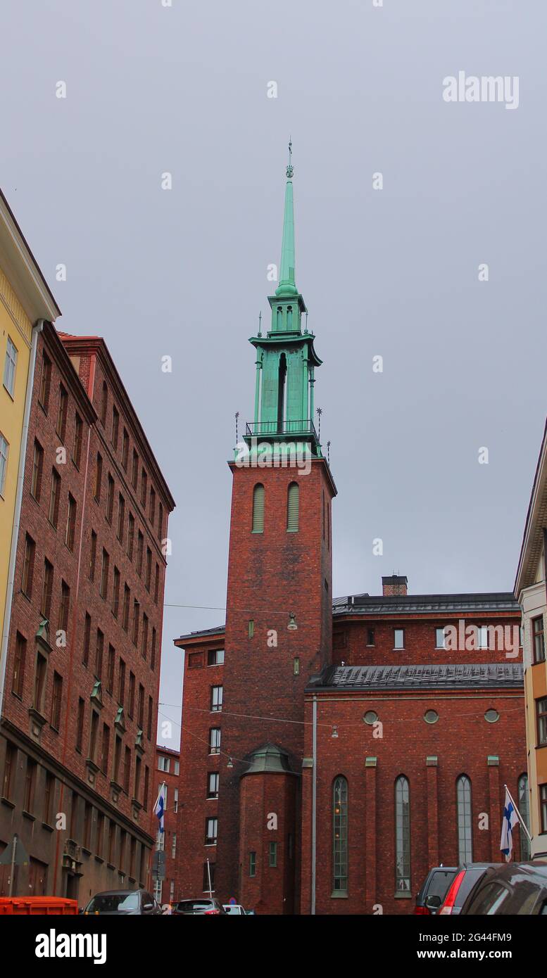 Kristuskyrkan, atte V. Willberg 1928, Helsinki. Foto Stock