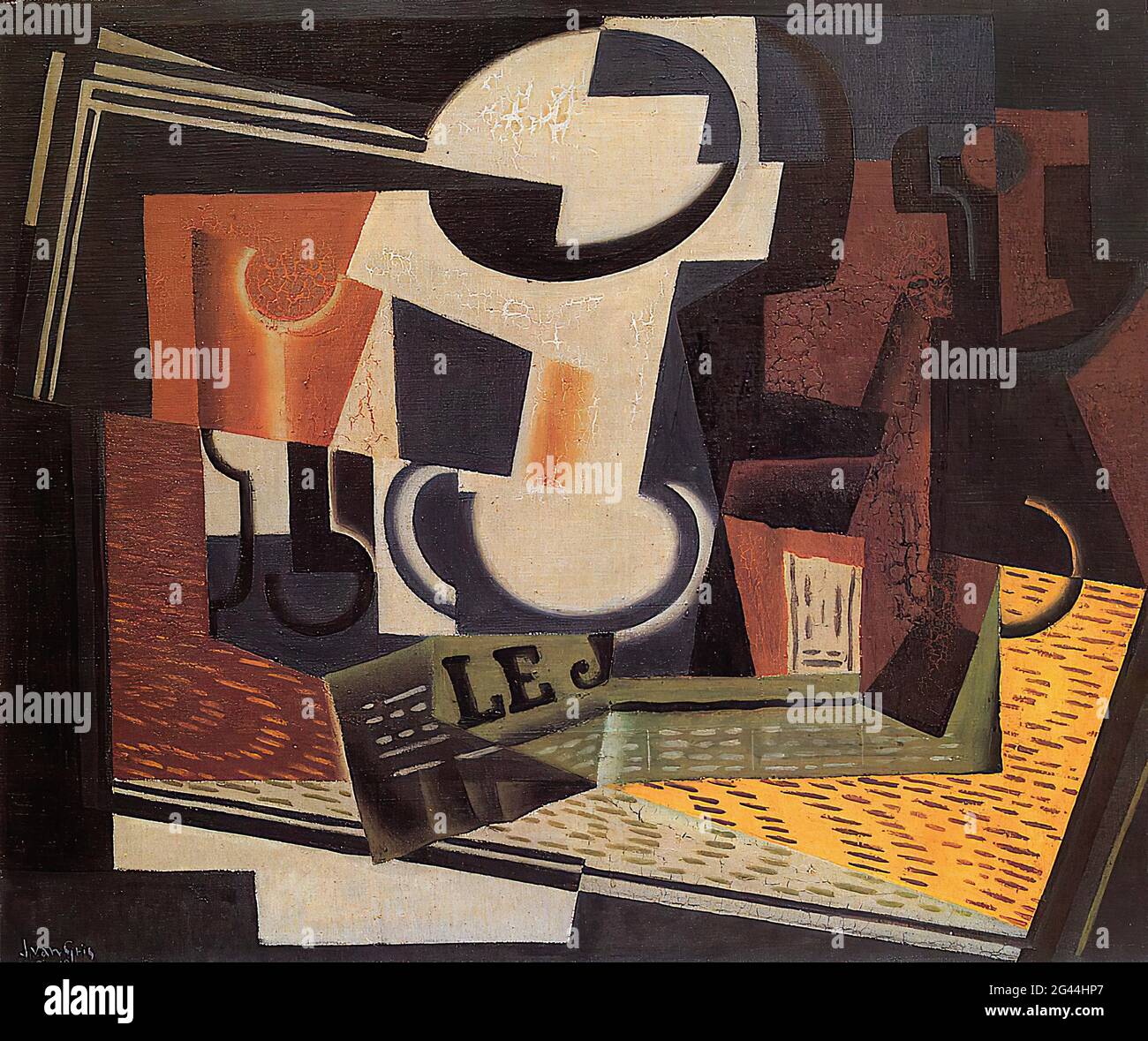 Juan Gris - Still Life with Fruit Bowl 1918 Foto Stock