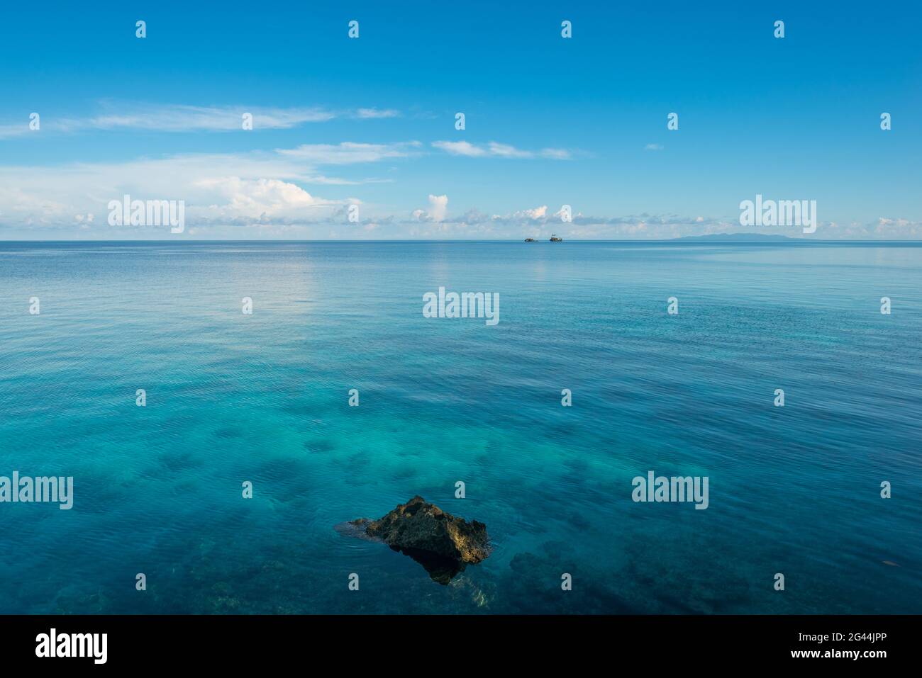 L'Isola Togiana è un paradiso nel Golfo dei Tomini a Sulawesi Foto Stock
