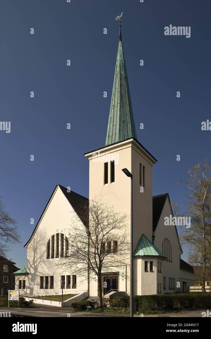 Paulus Church, Marl, Ruhr Area, Nord Reno-Westfalia, Germania, Europa Foto Stock