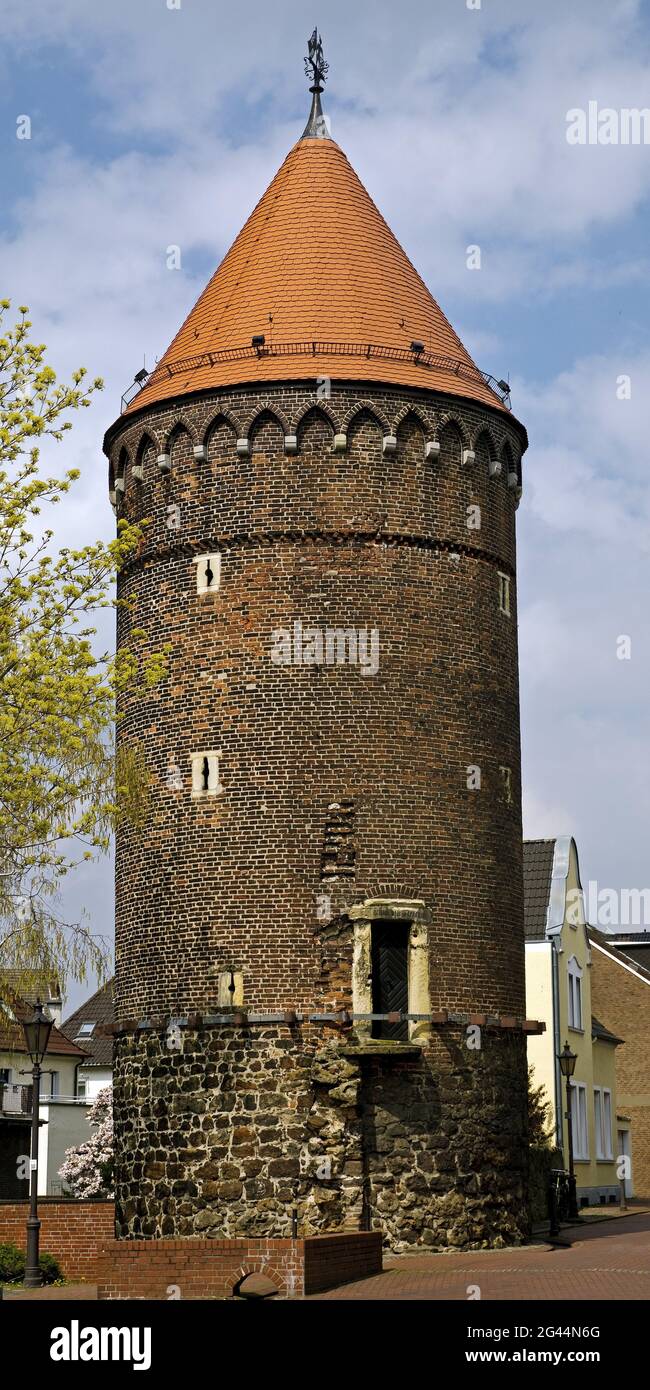 Seven Devil's Tower, Haltern am See, Ruhr Area, Renania settentrionale-Vestfalia, Germania, Europa Foto Stock