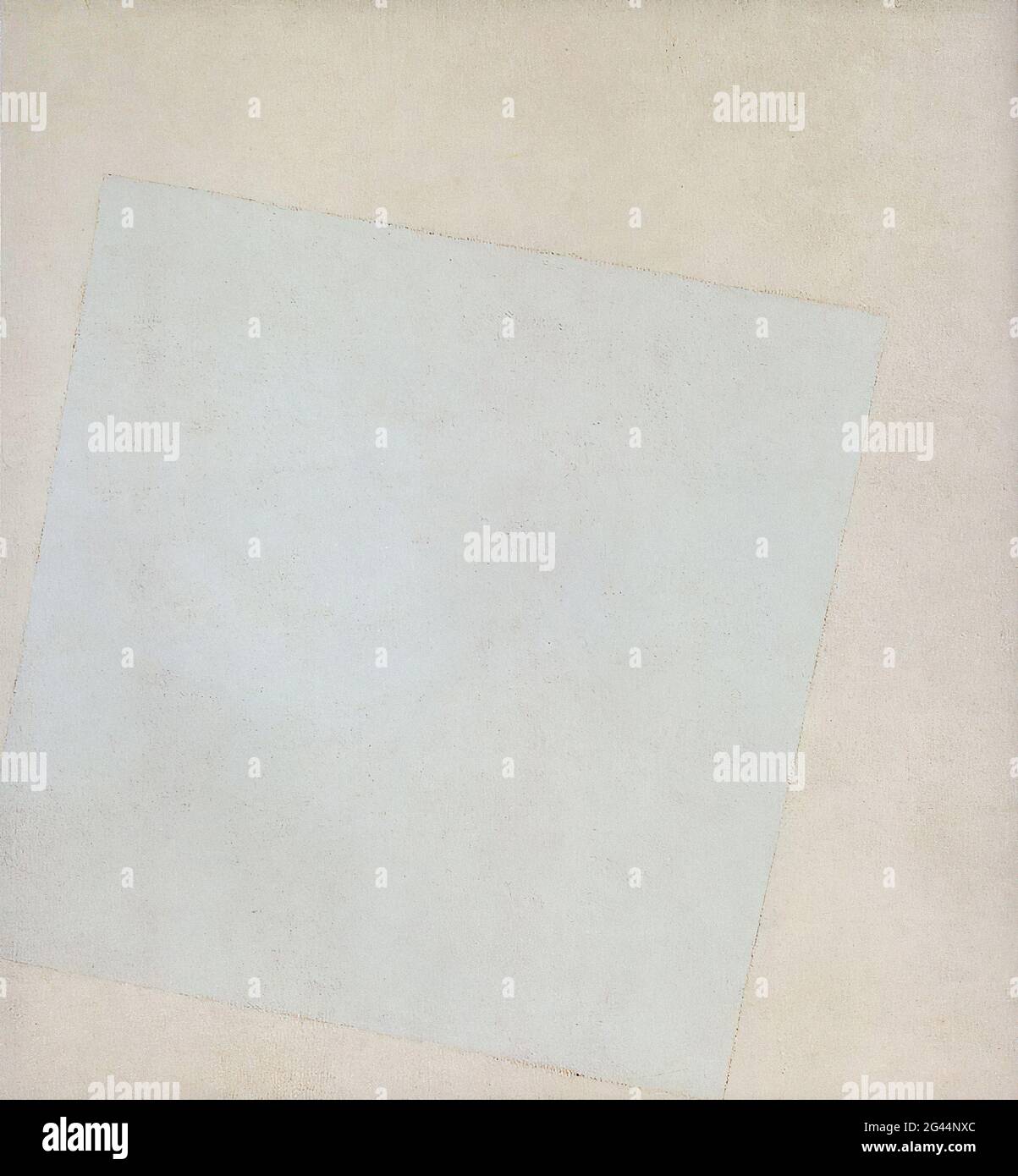 Kazimir Malevich - composizione suprematista Bianco 1918 Foto Stock