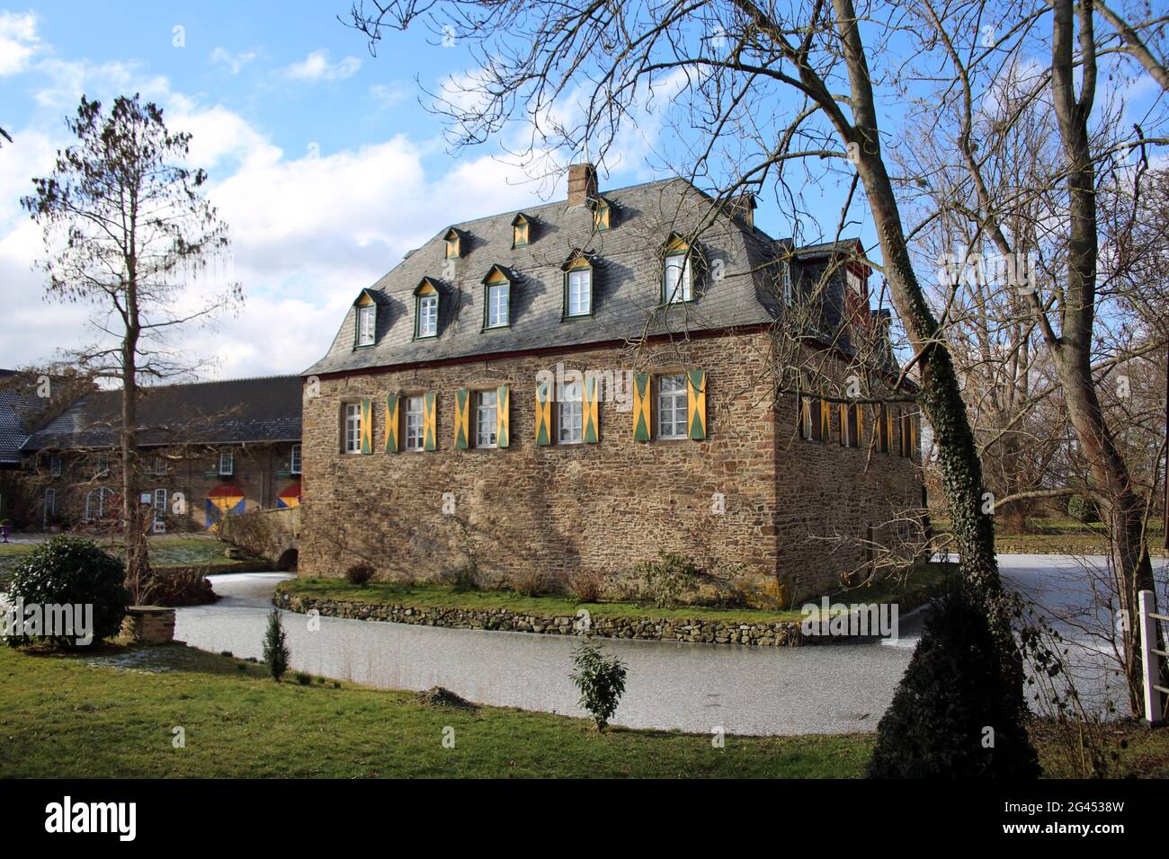 Kleeburg medievale, castello di Weidesheim Foto Stock