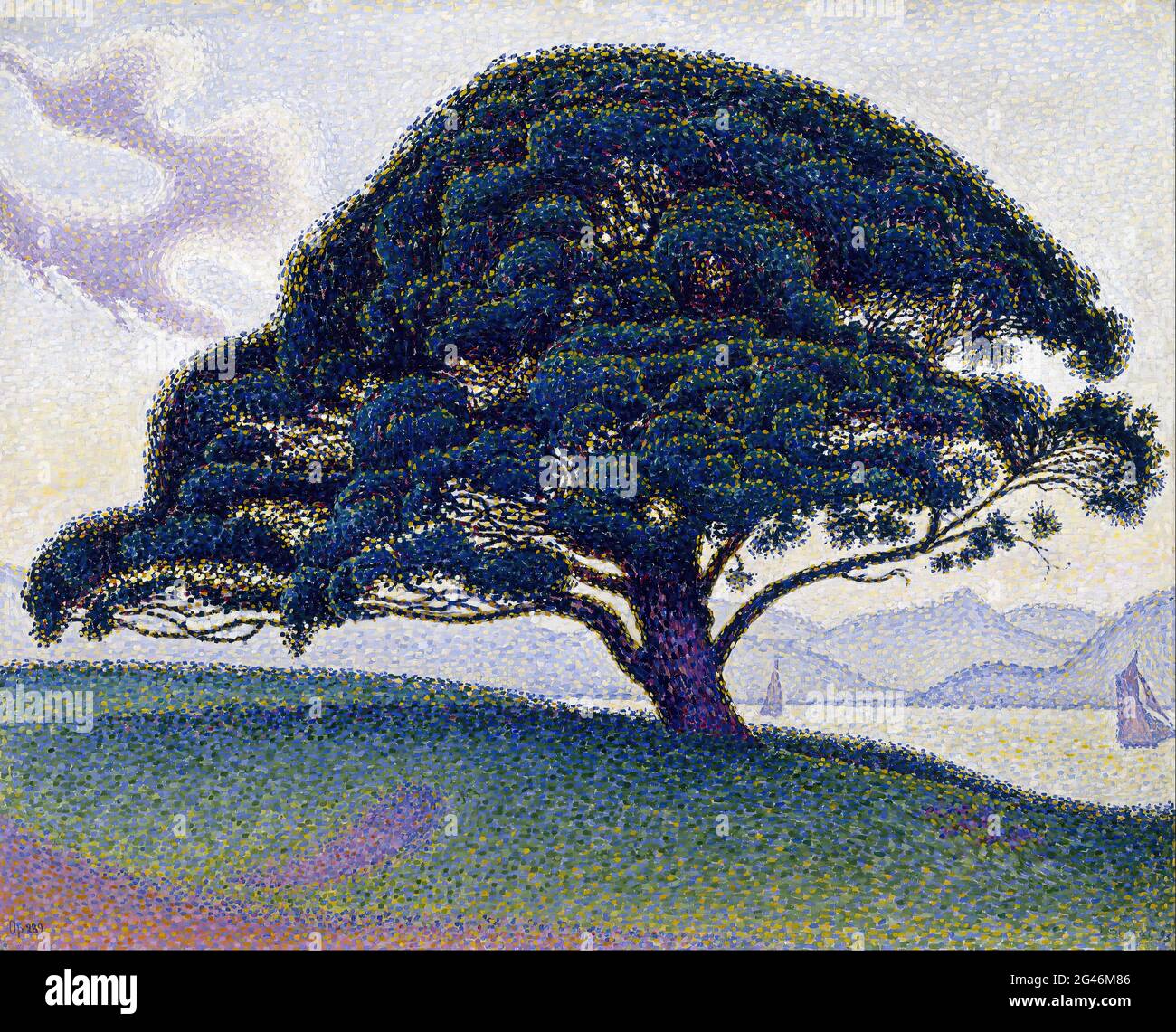 Paul Signac - il pino Bonaventure Foto Stock