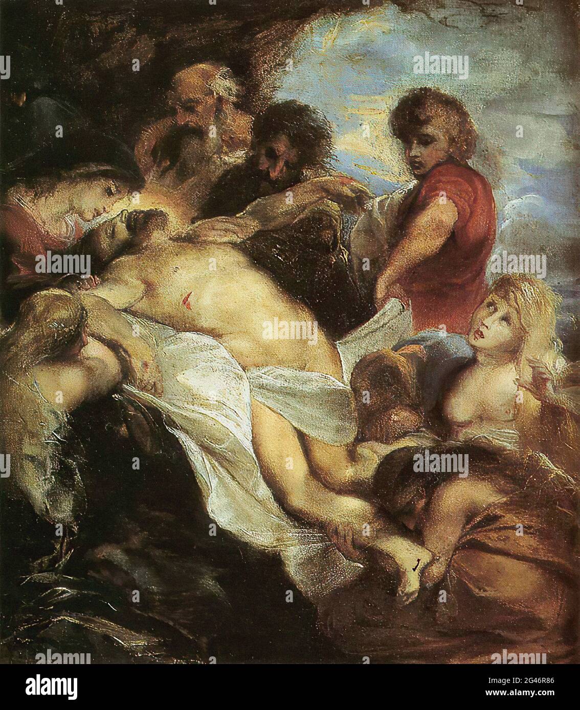 Peter Paul Rubens - Lamentazione C 1606 Foto Stock