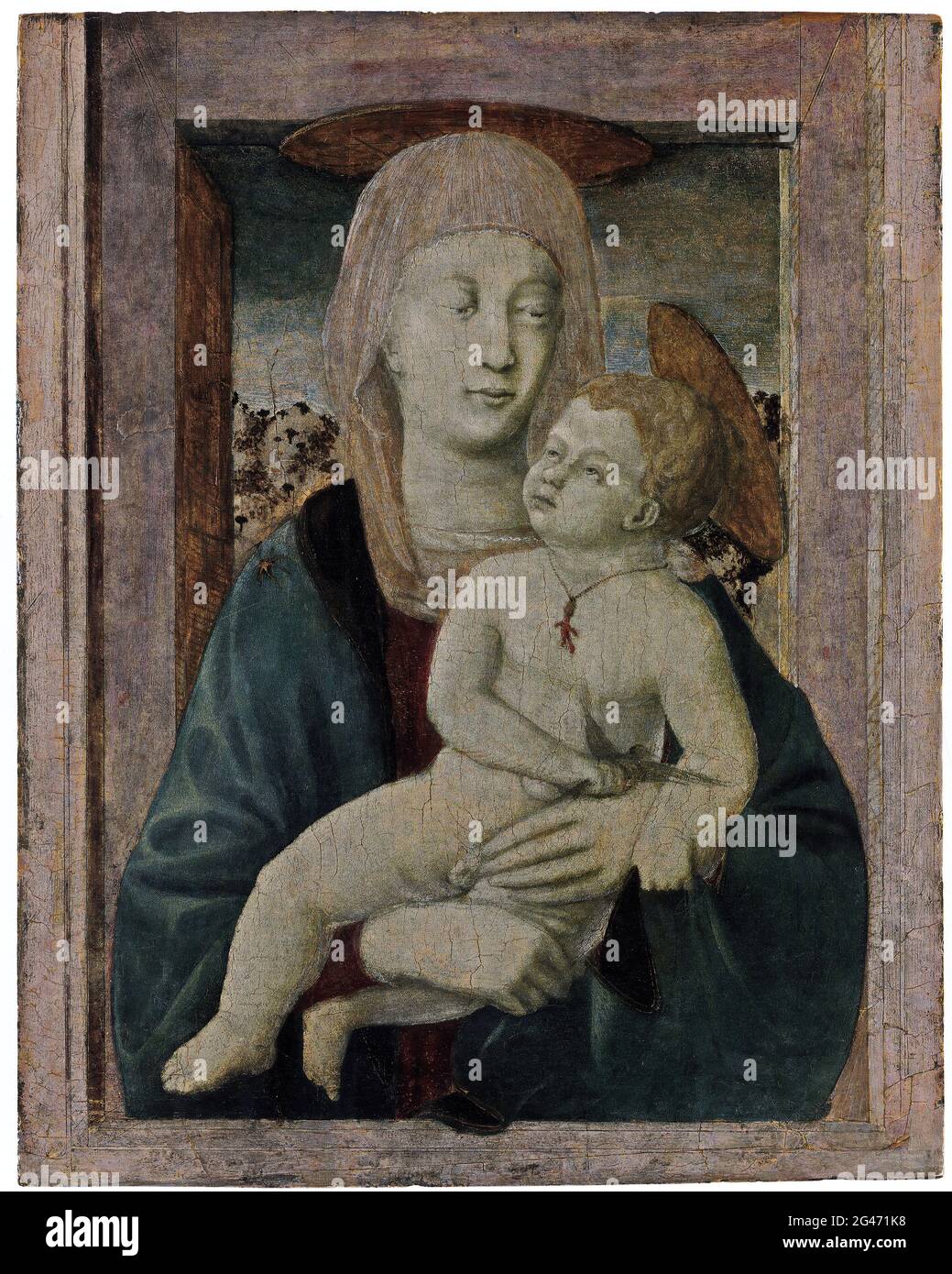 Piero della Francesca - Madonna col Bambino Foto Stock