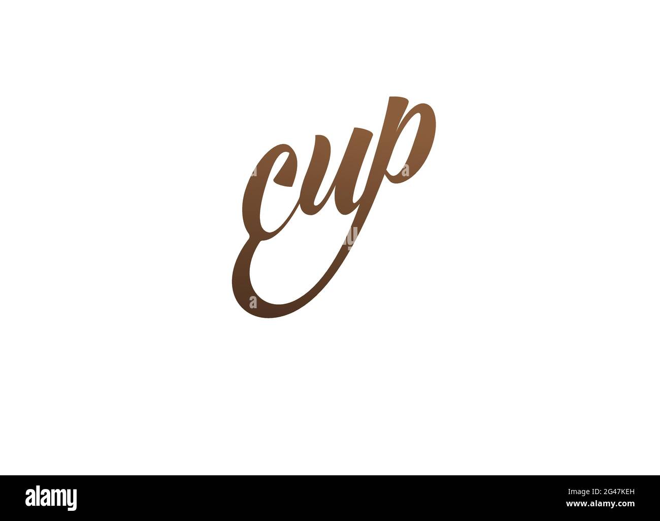 Tipografia Design minimalista del logo. Illustrazione Vettoriale