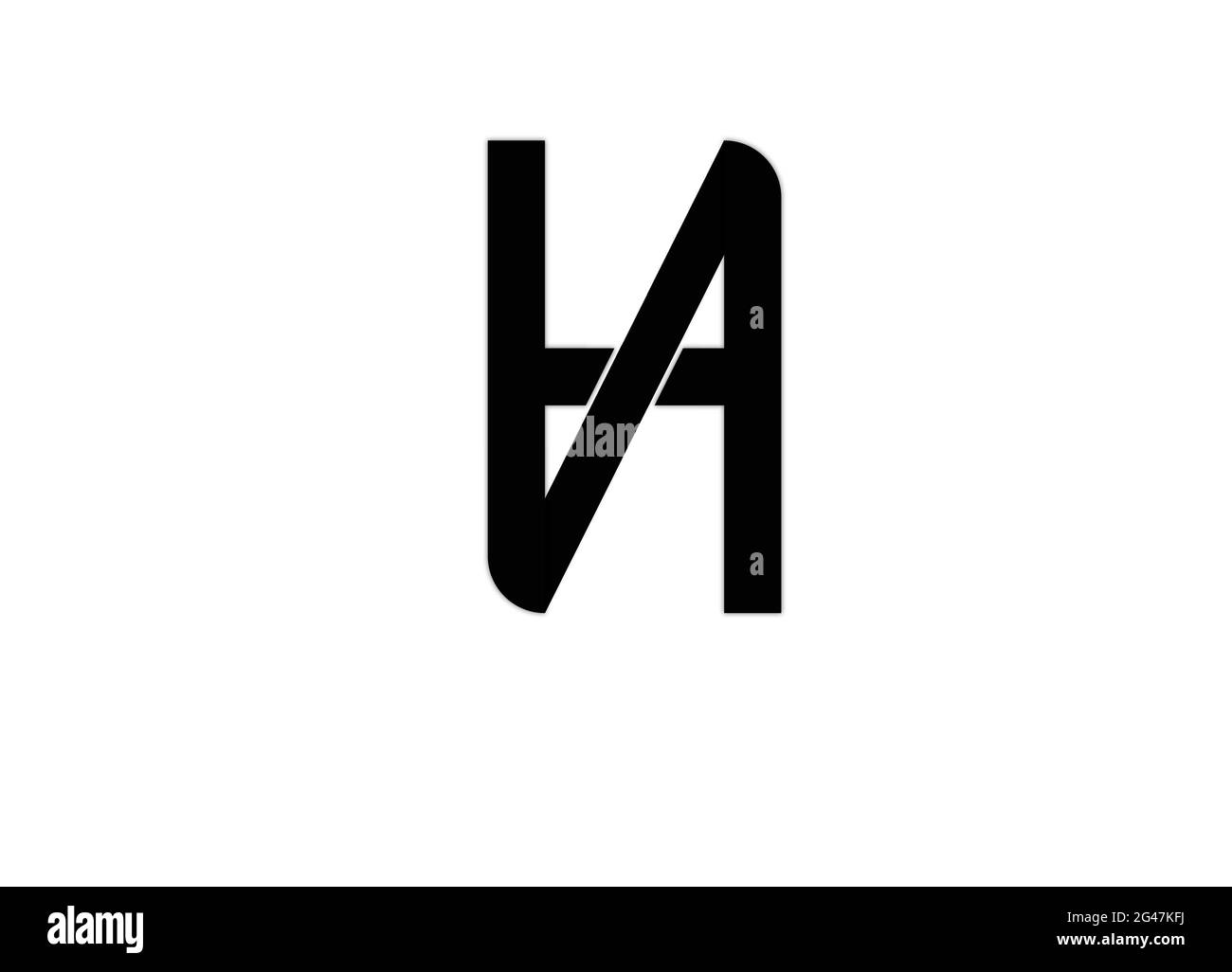 Tipografia Design minimalista del logo. Illustrazione Vettoriale