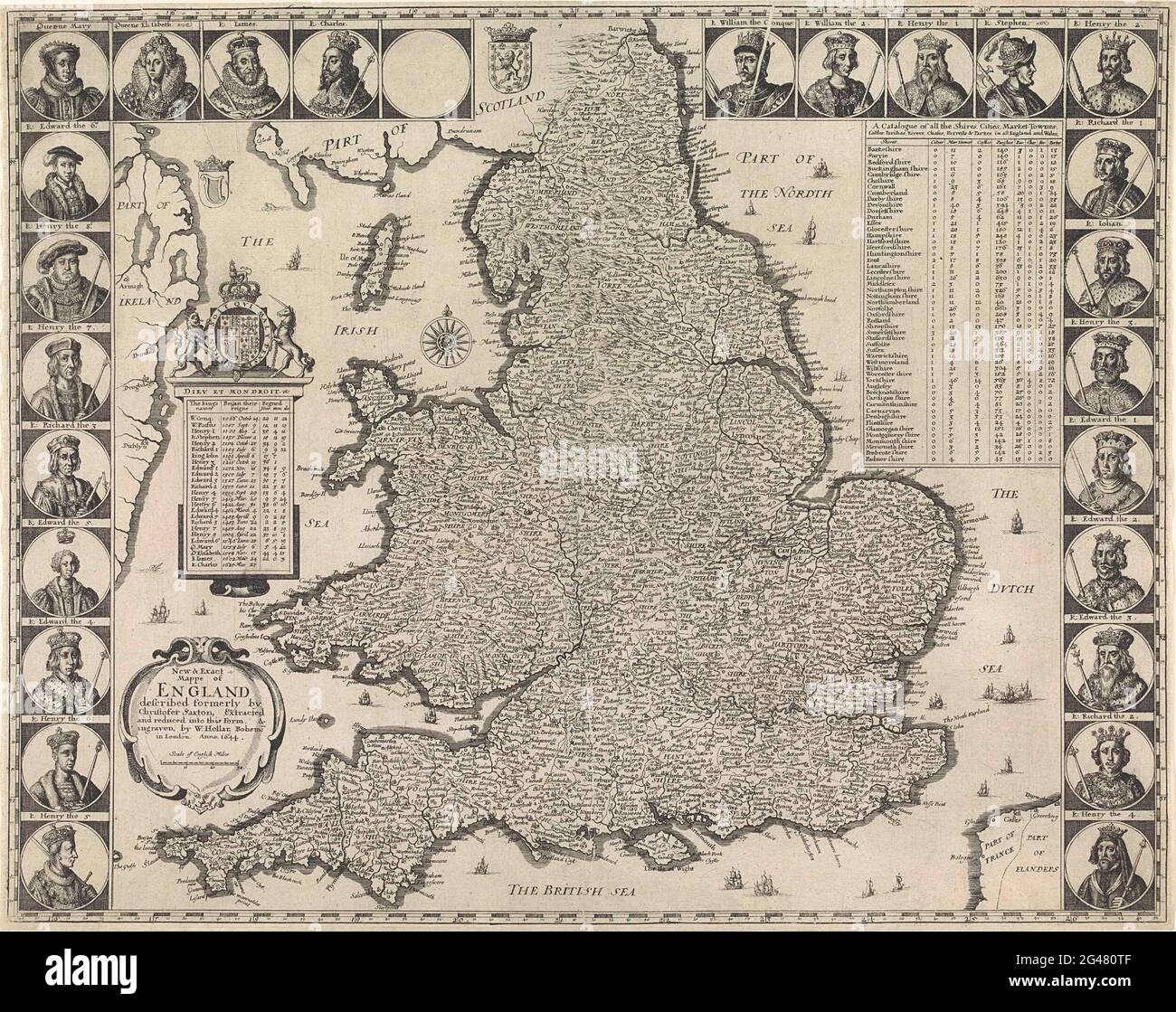 Mappa di Inghilterra e Galles; New & Exact Mappe o Inghilterra. Mappa